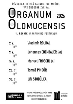 Organum Olomucensis 2026 - Tomáš Pindór