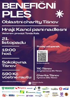 Benefiční ples Oblastní charity Tišnov 2026