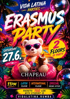 ERASMUS PARTY - 2 FLOORS