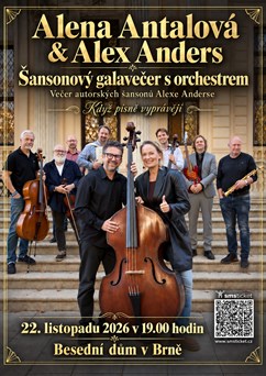 Alena Antalová & Alex Anders: Šansonový galavečer s orchestrem
