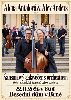 Alena Antalová & Alex Anders: Šansonový galavečer s orchestrem
