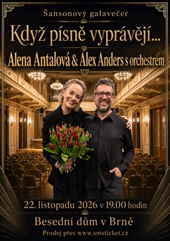 Alena Anatalová & Alex Anders: Šansonový galavečer s orchestrem