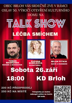 Talkshow Zuzana Bubílková, Tomáš Magnusek a Milan Pitkin