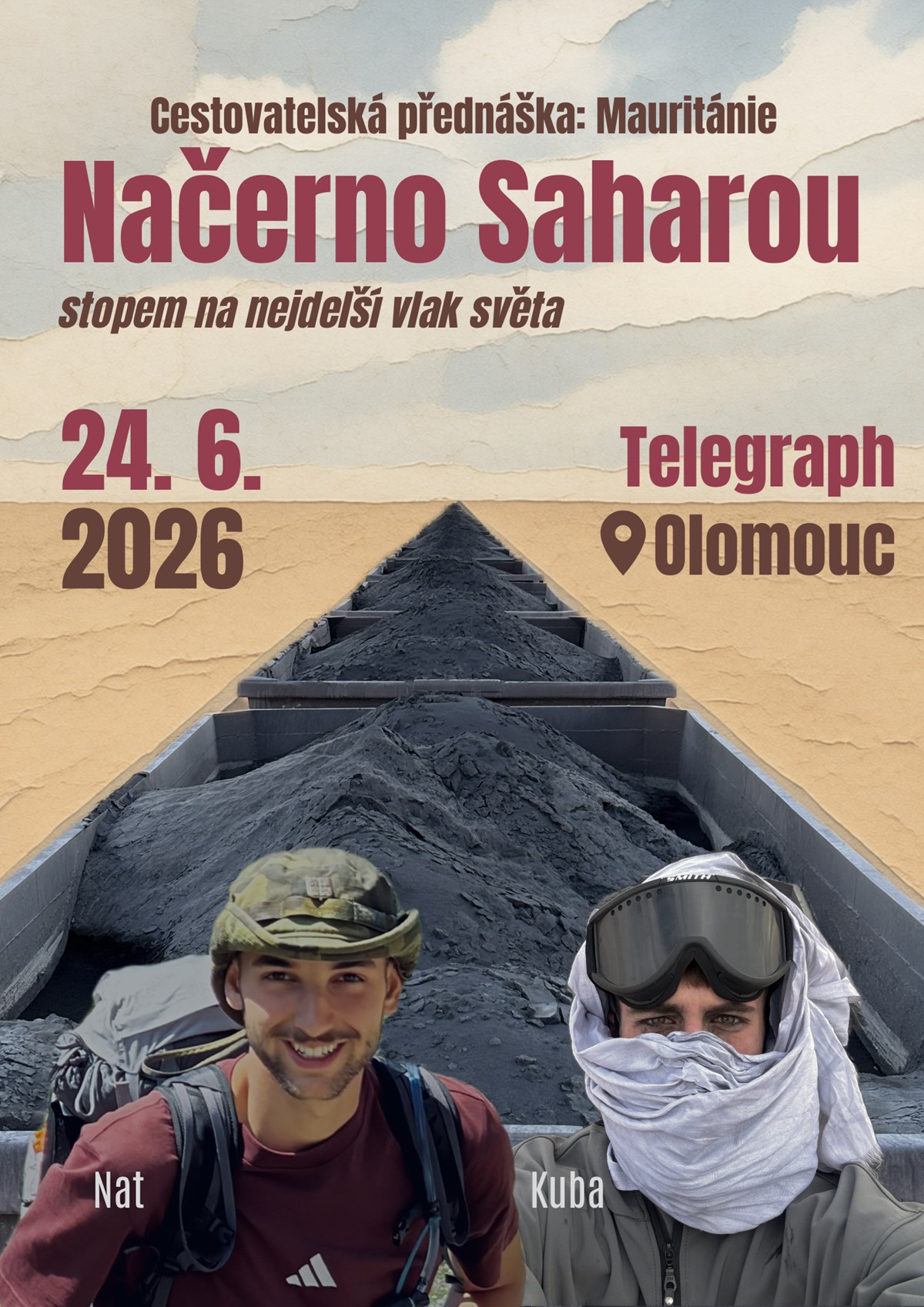 načerno Saharou - cestovatelská přednáška - Dopaminefekt