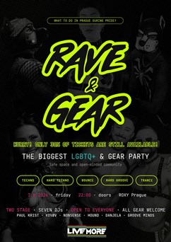 RAVE & GEAR - The biggest LGBTQ+ & gear party