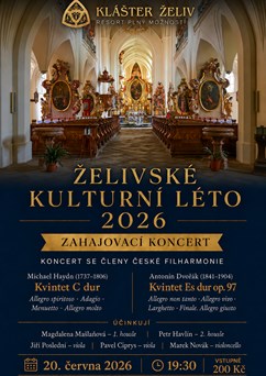 Smyčcový kvintet členů České filharmonie v Opatském kostele