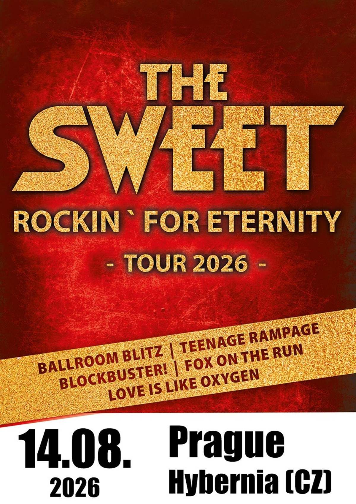 The Sweet (UK) — Theater Hybernia, Prag