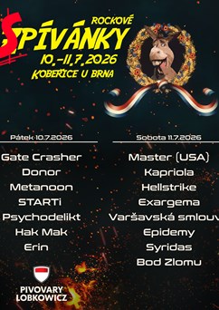 Rockové zpívánky Kobeřice u Brna