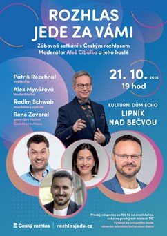 Rozhlas jede za vámi: Road show s Alešem Cibulkou