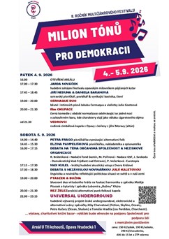 Milion tónů pro demokracii poosmé