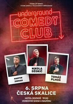 Venkovní show u bazénu | Underground Comedy CLUB