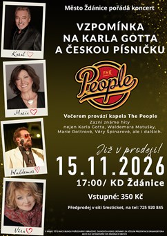 Vzpomínka na K. Gotta a Českou Písničku s kapelou The People