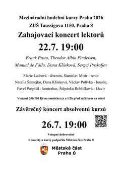 Zahajovací koncert lektorů