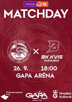 DERBY MAXA NBL BK GAPA Hradec Králové x BK KVIS Pardubice