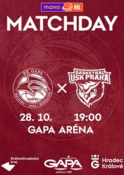 8.kolo MAXA NBL BK GAPA Hradec Králové x USK Praha