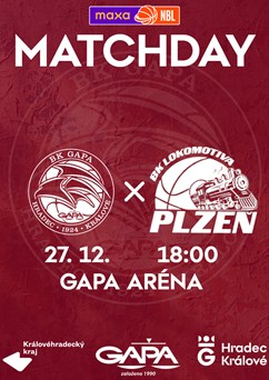 19.kolo MAXA NBL BK GAPA Hradec Králové x BK Lokomot. Plzeň