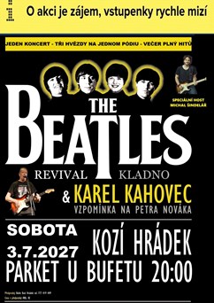 3 hvězdy na jednom podiu - K. Kahovec, Beatles, M. Šindelář