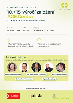 Panelová diskuze - Výročí založení AGE Centra