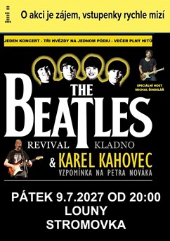 3 hvězdy na jednom podiu - K. Kahovec, Beatles, M. Šindelář