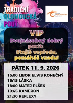 Tradiční olomoucká pouť - VIP vstupenka 11. 9. 2026