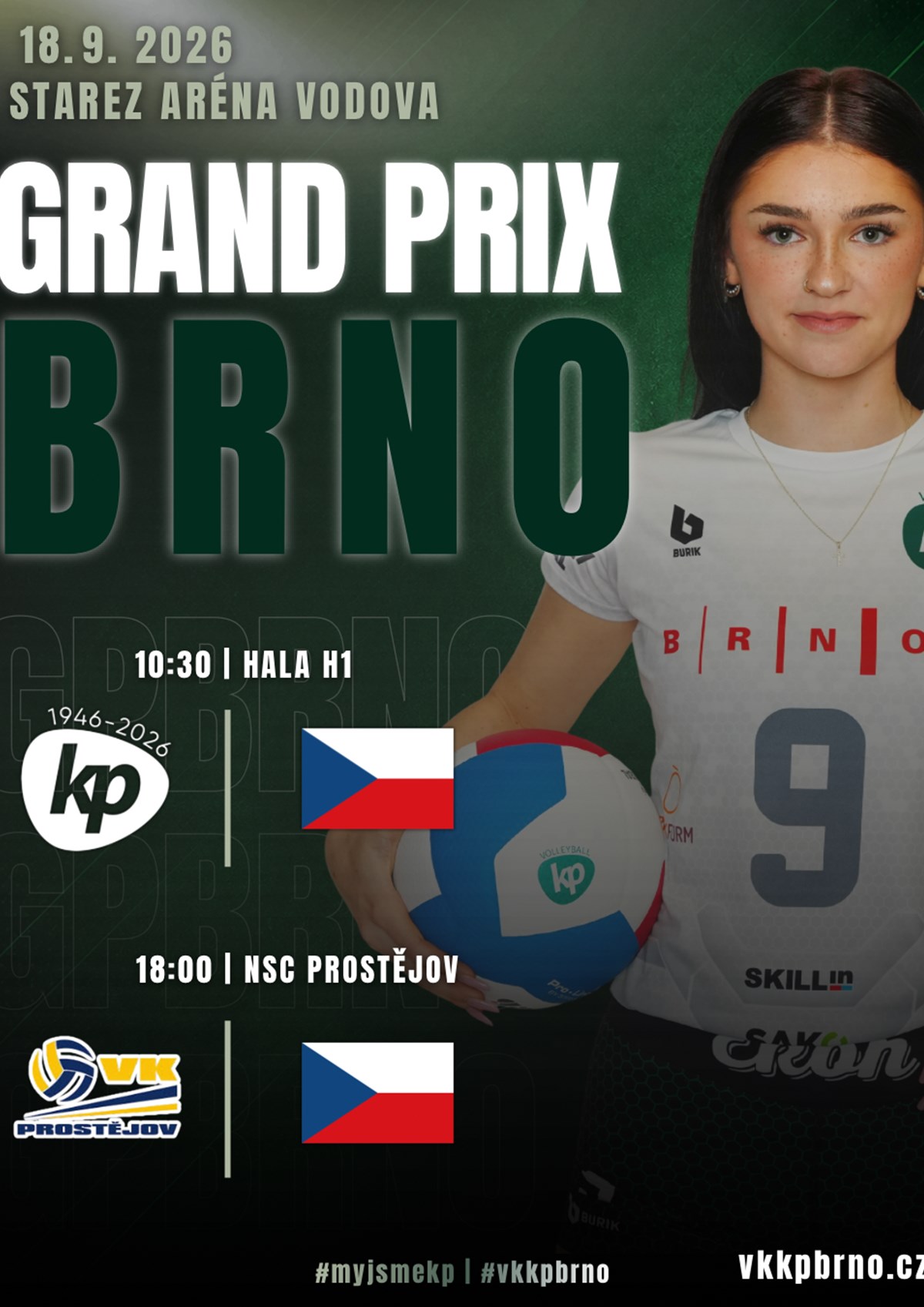 GP BRNO 2026: vkkpbrno - národní tým ČR U20