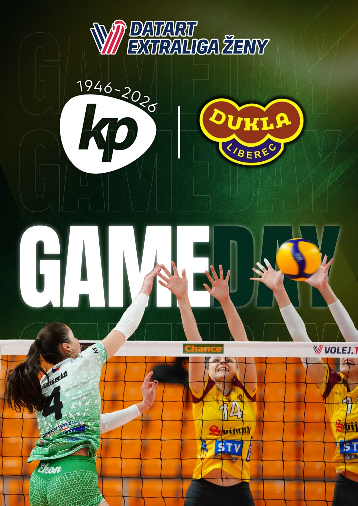 EXTRALIGA ŽEN: VKKP BRNO - VK Dukla Liberec
