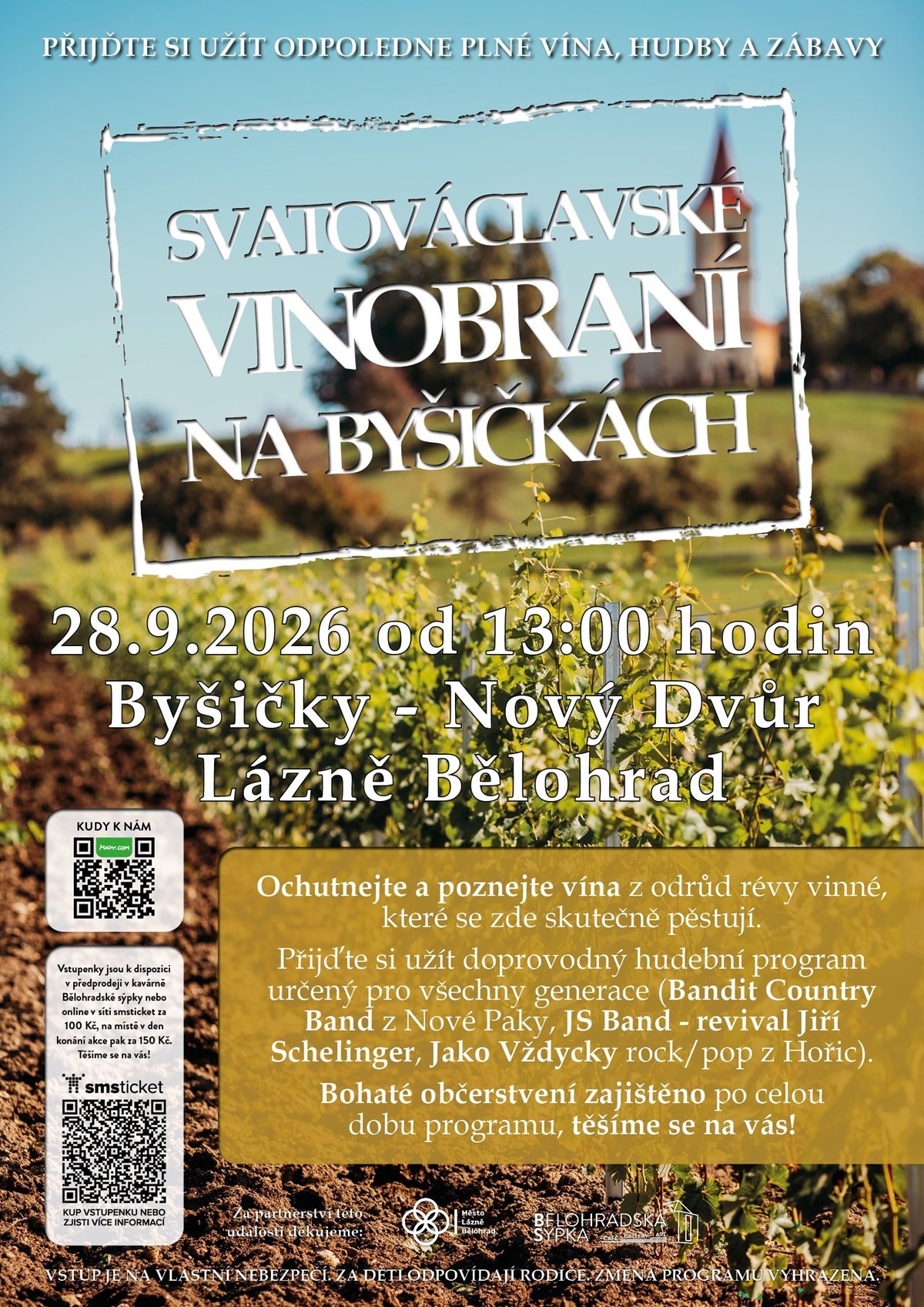 Svatováclavské vinobraní na Byšičkách 2026