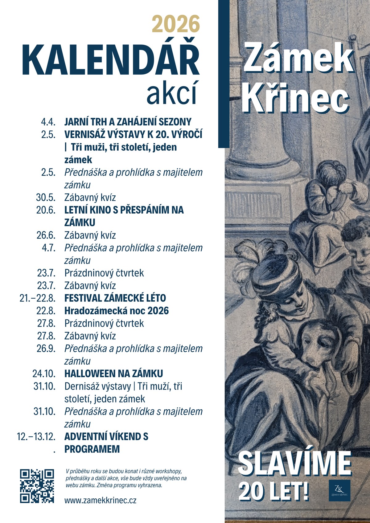 Zámek Křinec | komentované prohlídky