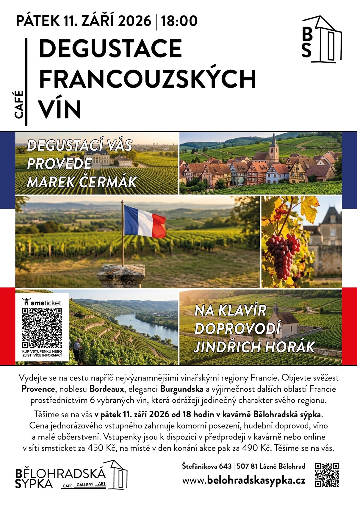 Degustace francouzských vín
