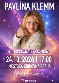 Pavlína Klemm a koncert harfy (Klenoty života Naživo)