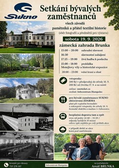 Setkání bývalých zaměstnanců SUKNO, přátel textilní historie