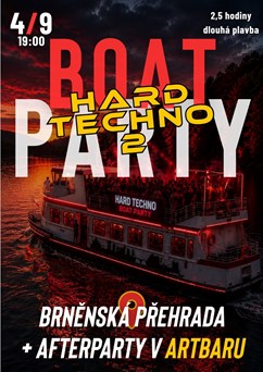 Boat Party x Brněnská přehrada x Hard Techno edition vol. 2