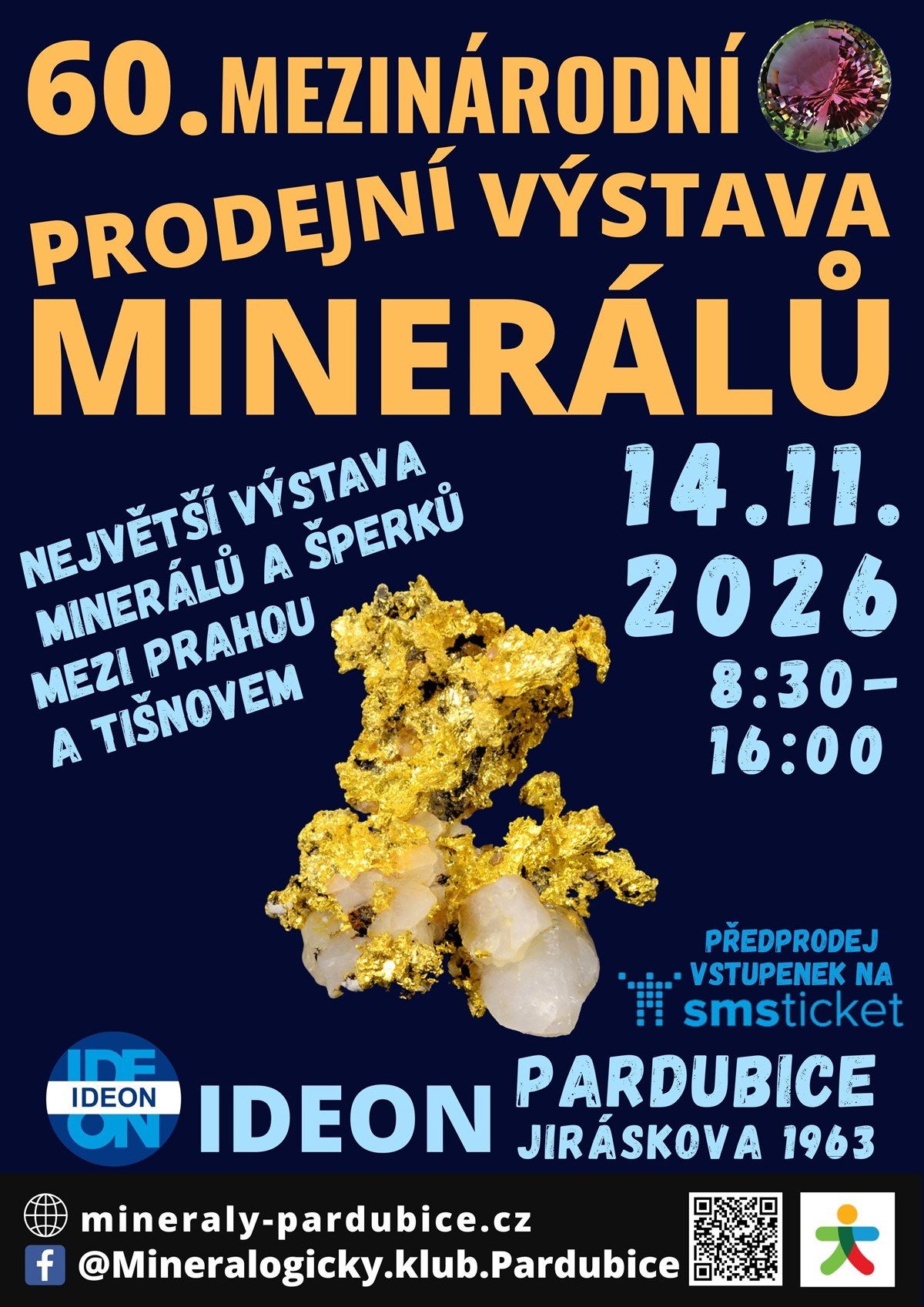 60. Mezinárodní prodejní výstava minerálů
