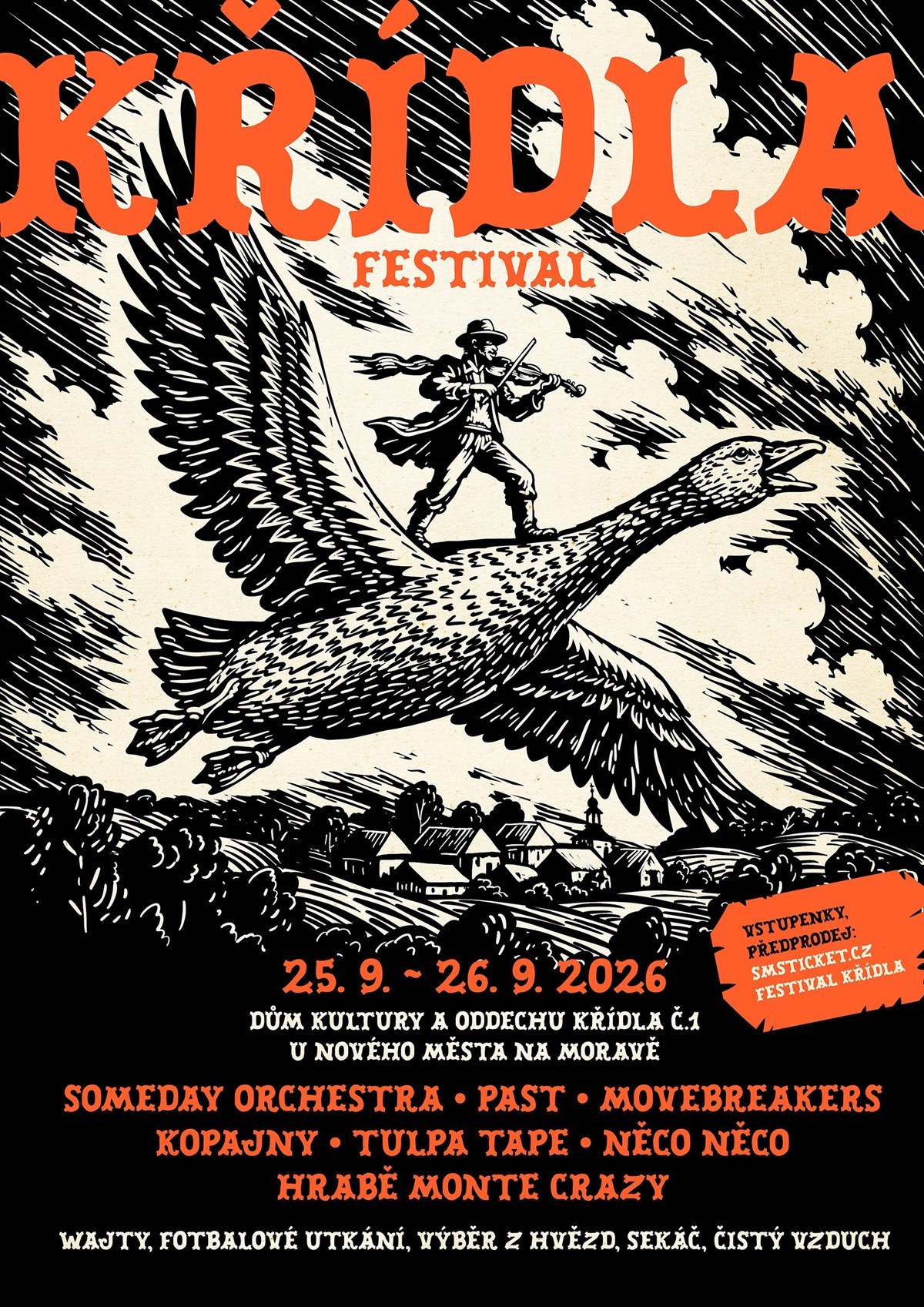 Festival Křídla – nejlepší festival v Křídlech.