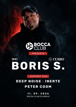 Boris S. (DE) - Hard techno | Bocca Club Olomouc