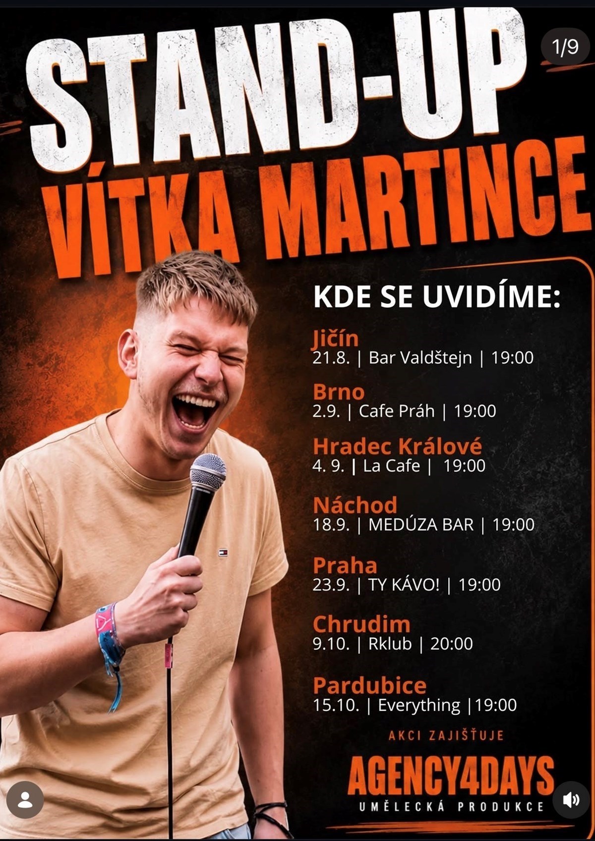Stand Up - Vítek Martinec - Chrudim