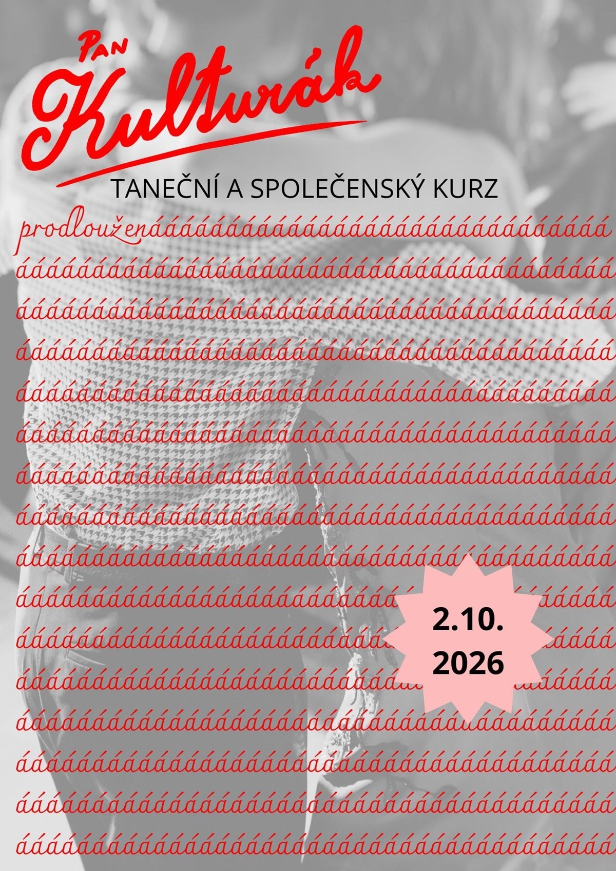 Prodloužená tanečního kurzu