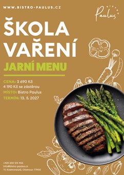 Škola vaření s Romanem Paulusem - Jarní menu