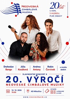 20. výročí Neoveské cimbálové muziky