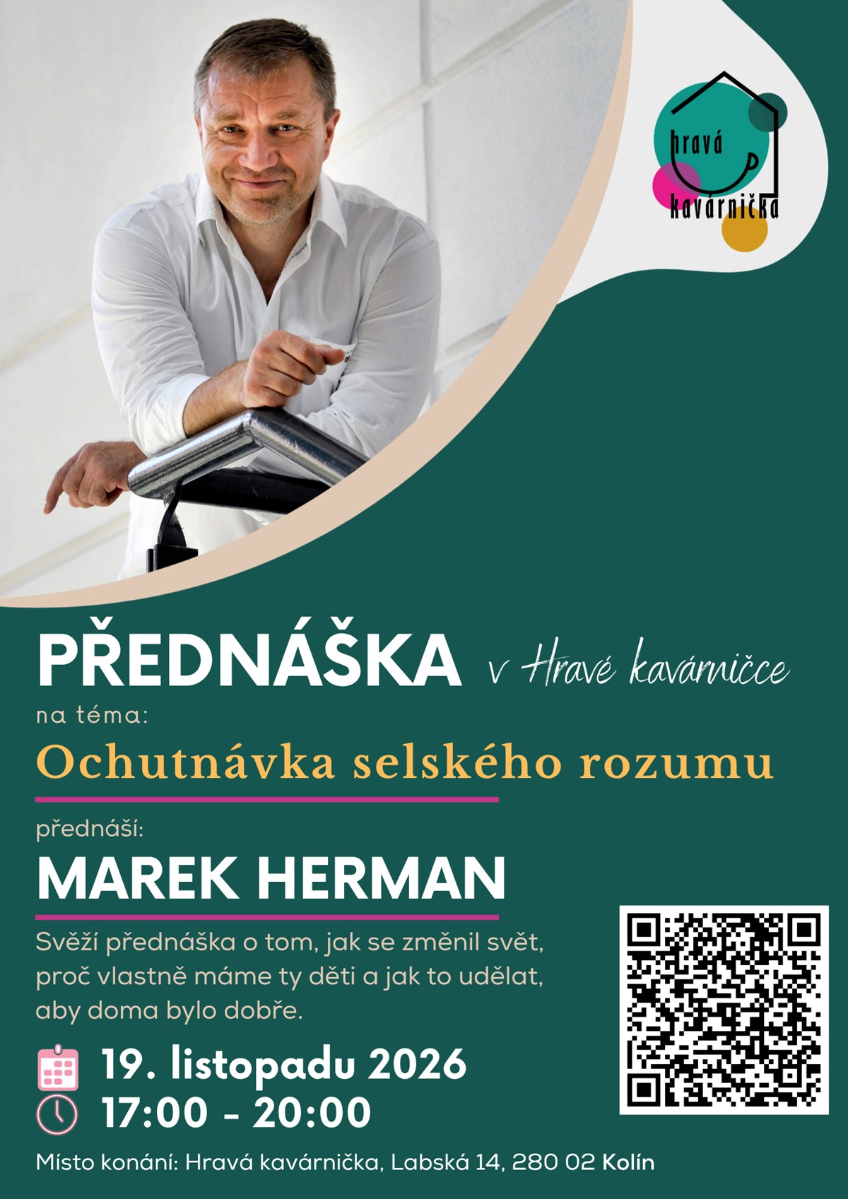 Přednáška Marka Hermana: Ochutnávka selského rozumu