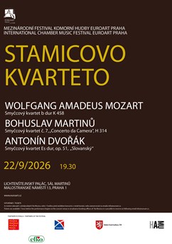 Stamicovo kvarteto, EuroArt Praha, zahajovací koncert