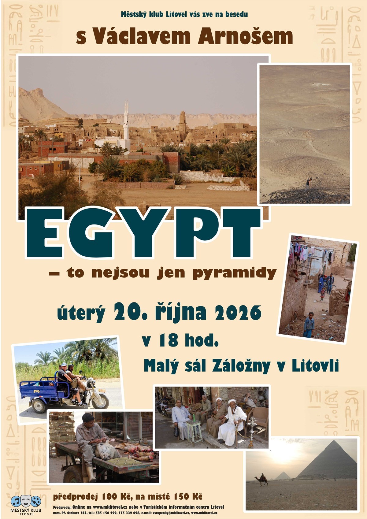 VÁCLAV ARNOŠ beseda - Egypt