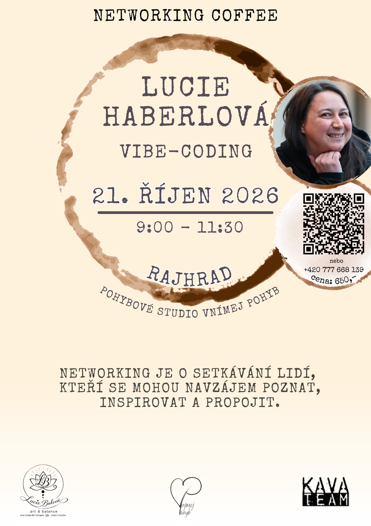 Networking Coffee s Lucií Haberlovou