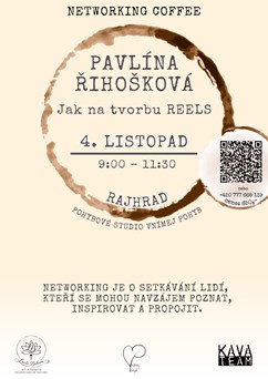 Networking Coffee s Pavlínou Řihoškovou