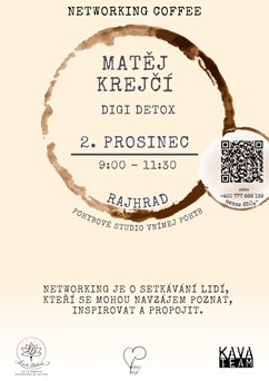 Networking Coffee s Matějem Krejčím