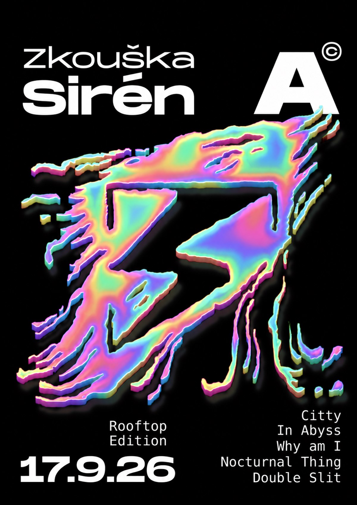 Zkouška sirén 47 rooftop edition