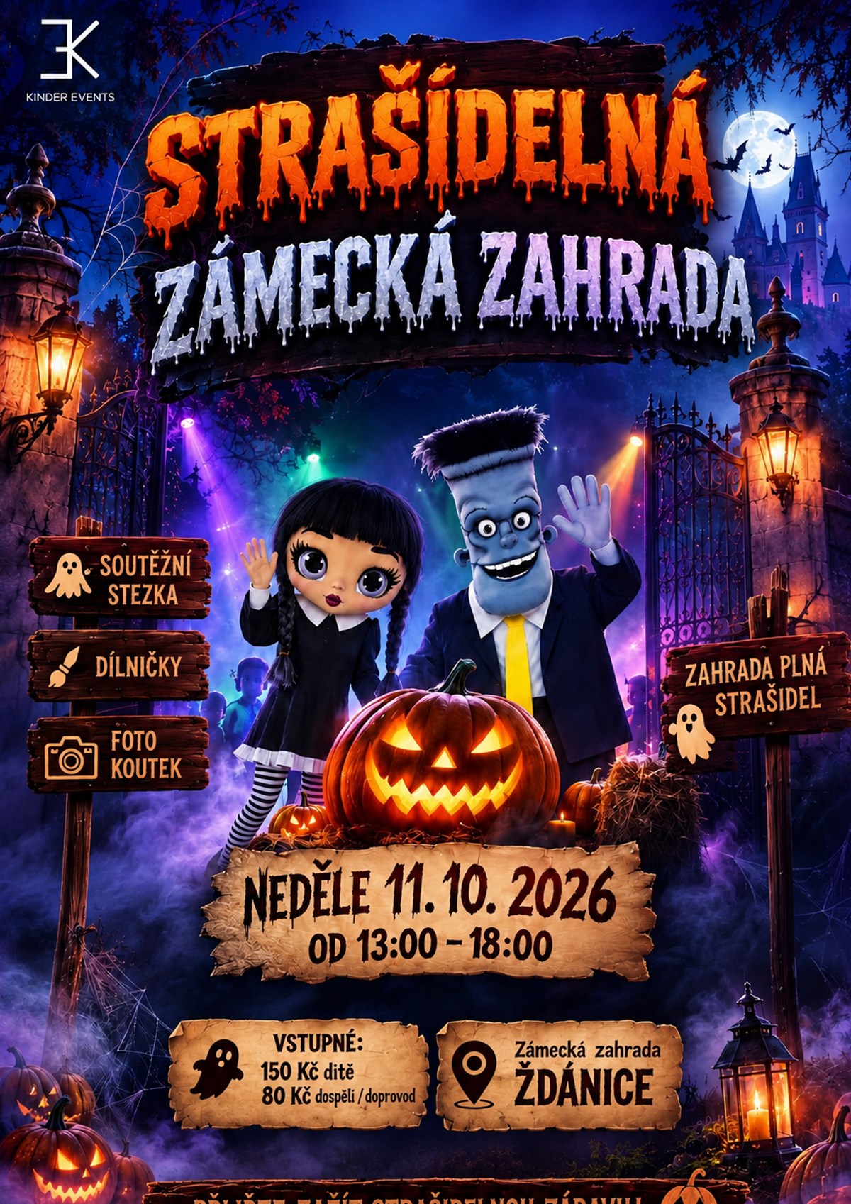 STRAŠIDELNÁ ZÁMECKÁ ZAHRADA ŽDÁNICE