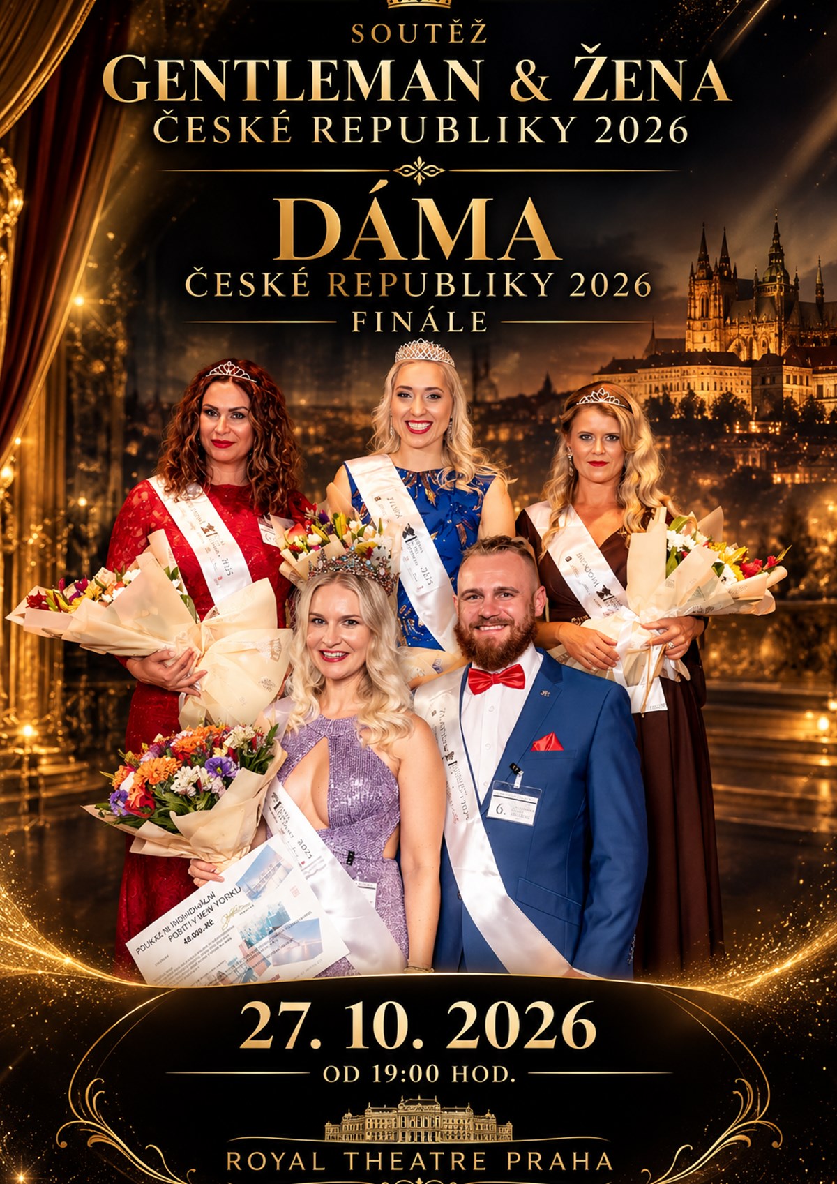 GENTLEMAN & ŽENA ČR 2026 + DÁMA ČESKÉ REPUBLIKY 2026