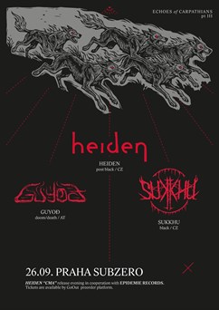 HEIDEN 'Cma' release party + Guyod + Sukkhu