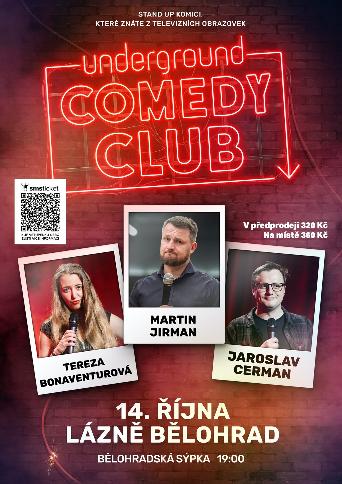 Undeground Comedy Club v Lázních Bělohradu